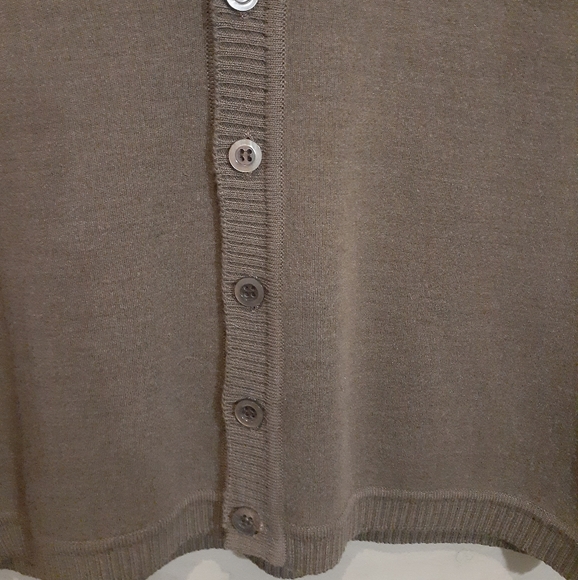 Vintage Breidhof Sweater Vest Medium / Large Wool Blend Brown Button-up - Picture 4 of 6